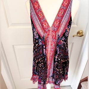 FREE PEOPLE BLACK COMBO SUNDRESS